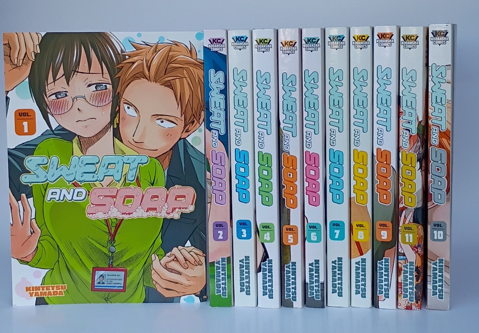 Sweat and Soap Manga Vol 1-10 Inglese 