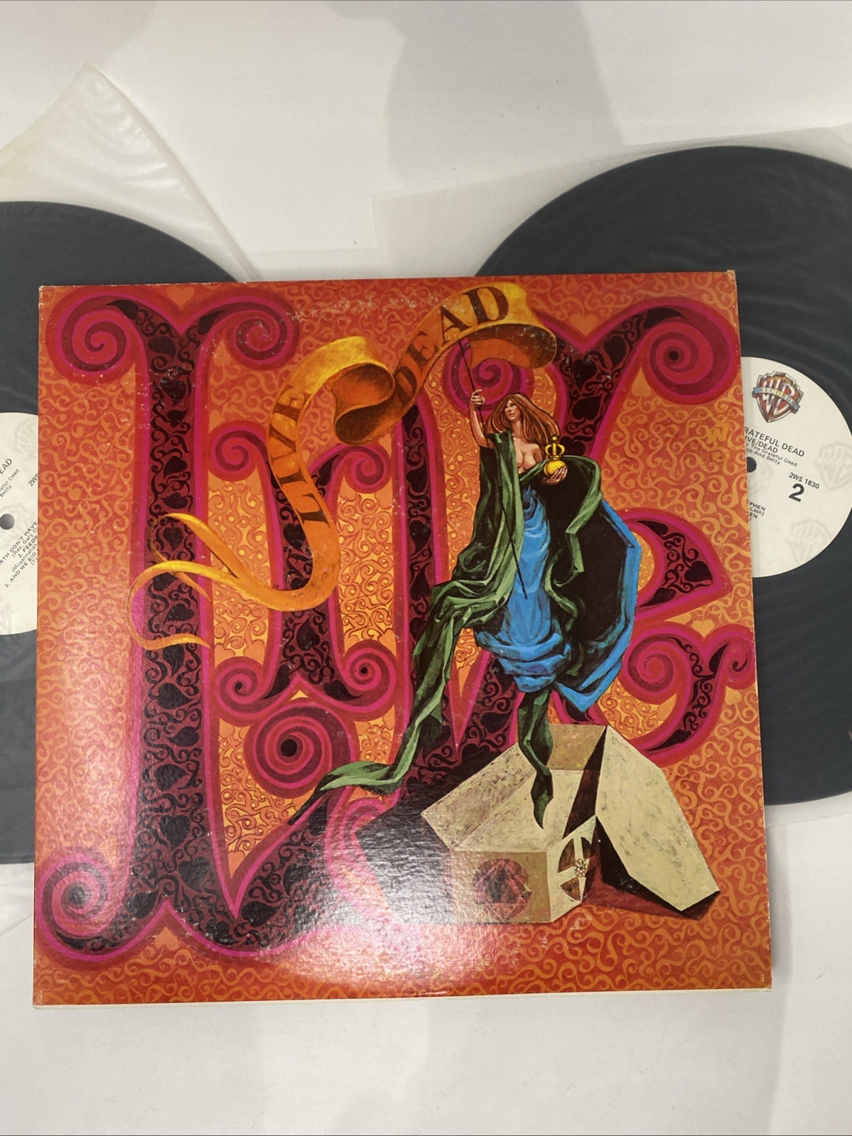 Grateful Dead Live Dead Vinyl 2 Record 33 RPM 1969 Double Album