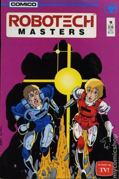 Robotech Masters #18 FN 1987 Immagine Stock