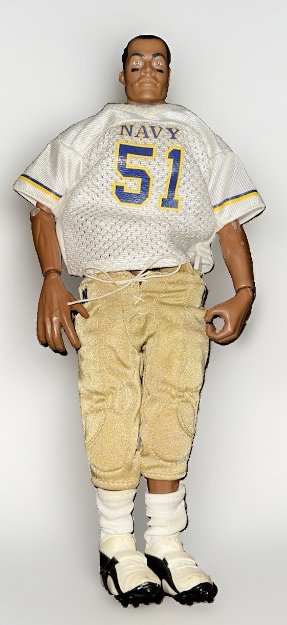 VTG Kenner G.I. Joe Classic Collection Navy Football Linebacker Figure 1998 READ