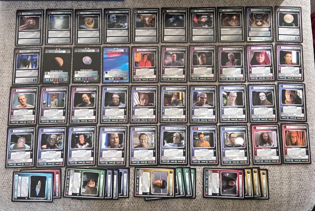 Star Trek CCG 1E Deep Space Nine DS9 Rare Card Lot 54 of 100 excellent condition