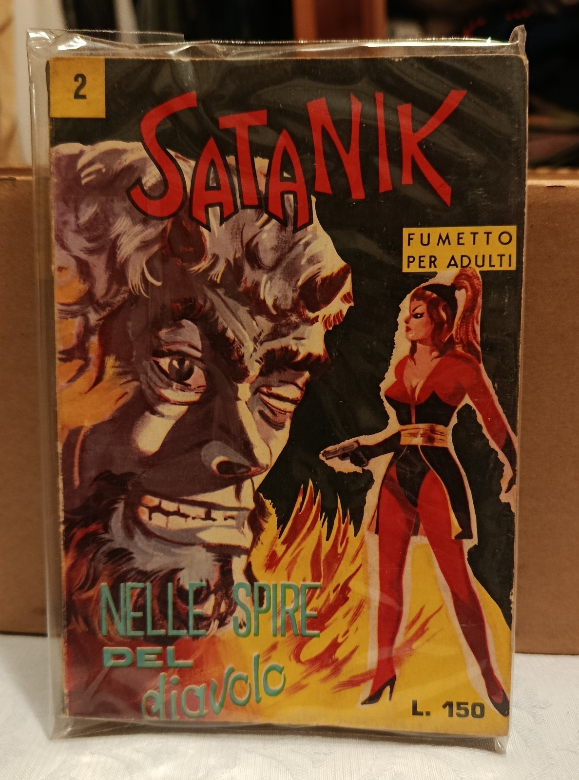 SATANIK Edizioni Corno Lotto 38 Albi Originali Anni '60 - Num. 2, 4, 5, 7 + vari