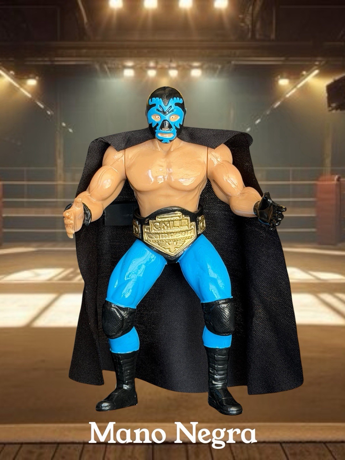 Set 6 Figurine Messicane Lucha Libre 7” Luchadores PVC Nuove CMLL AAA WWF