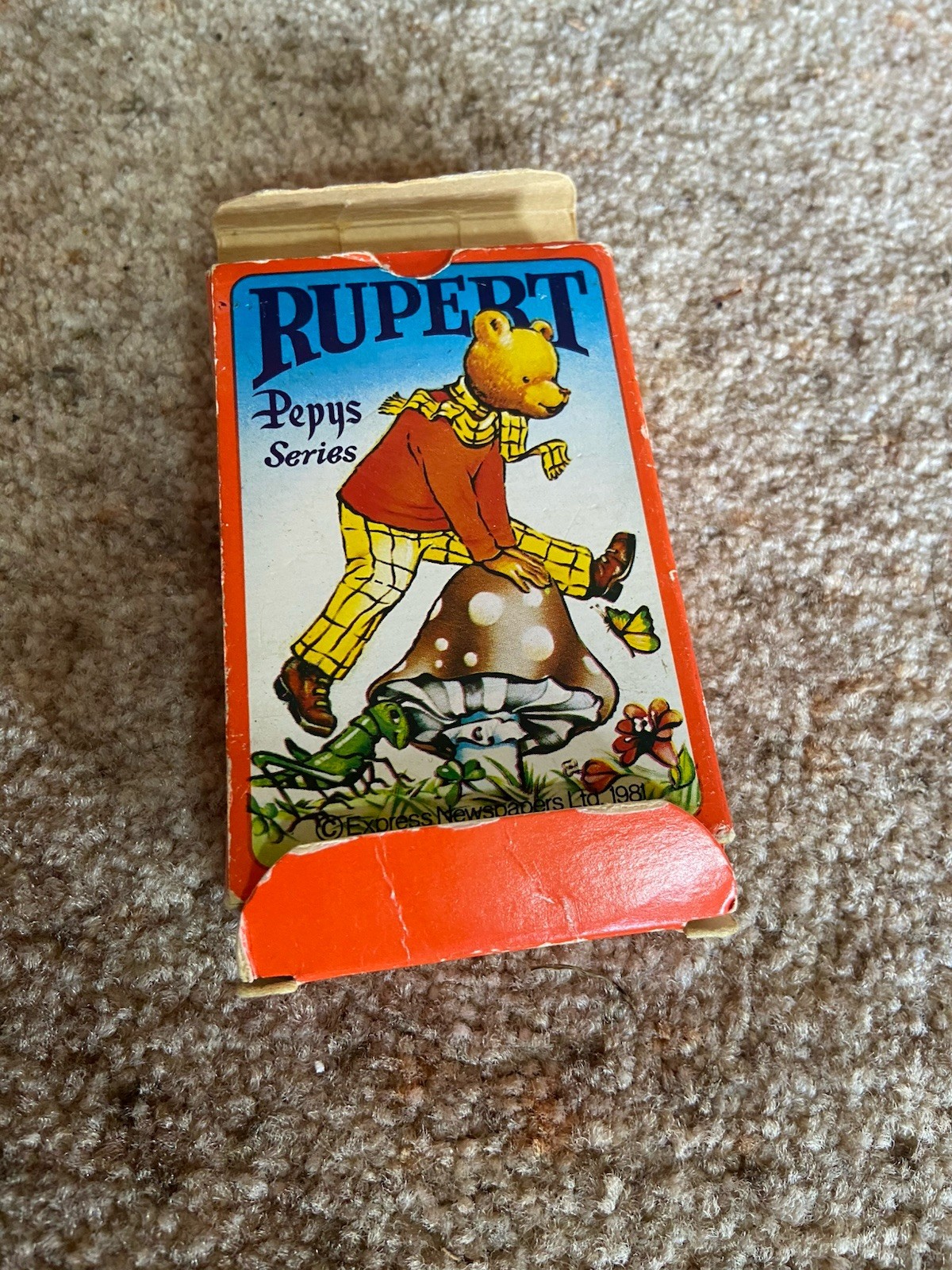 Vintage/Collectable Rupert Bear & Friends playing Cards - A Pepys Quality Game. 