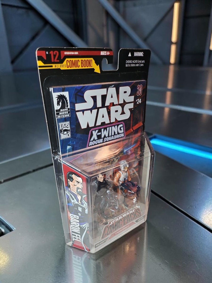 Star Wars COMIC PACKS #12 X-WING ROGUE SQUADRON Baron Fel, Hobbie Klivian HASBRO