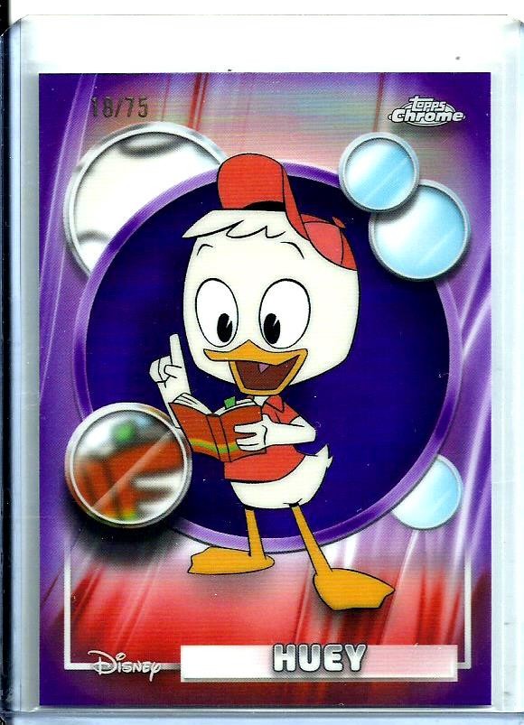 Huey 2026 Topps Chrome Disney # 119 Viola Rifrattore SP # d 18/75