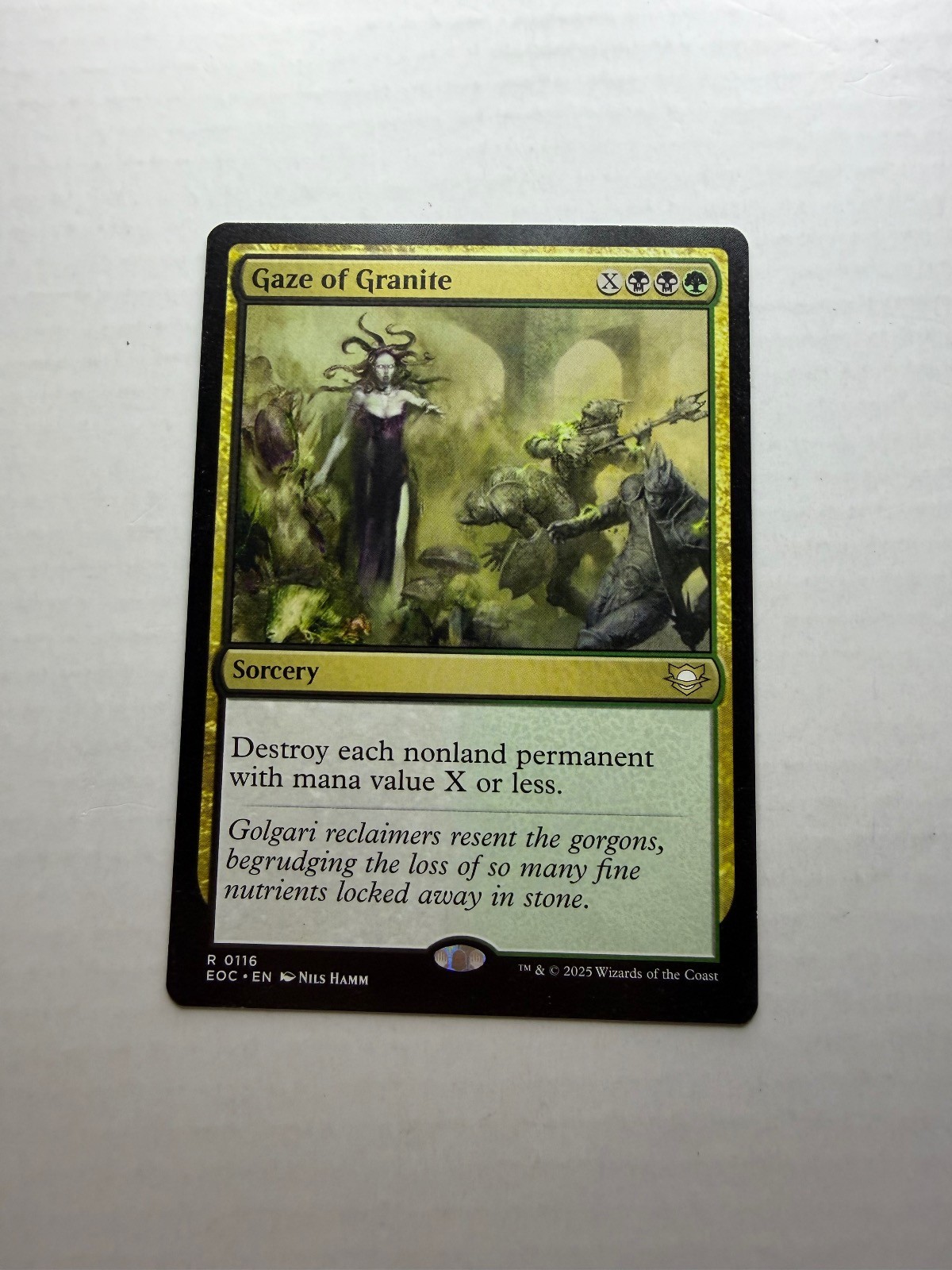 Gaze of Granite 116 Raro Commander: Edge of Eternities Magic: The Gathering LP