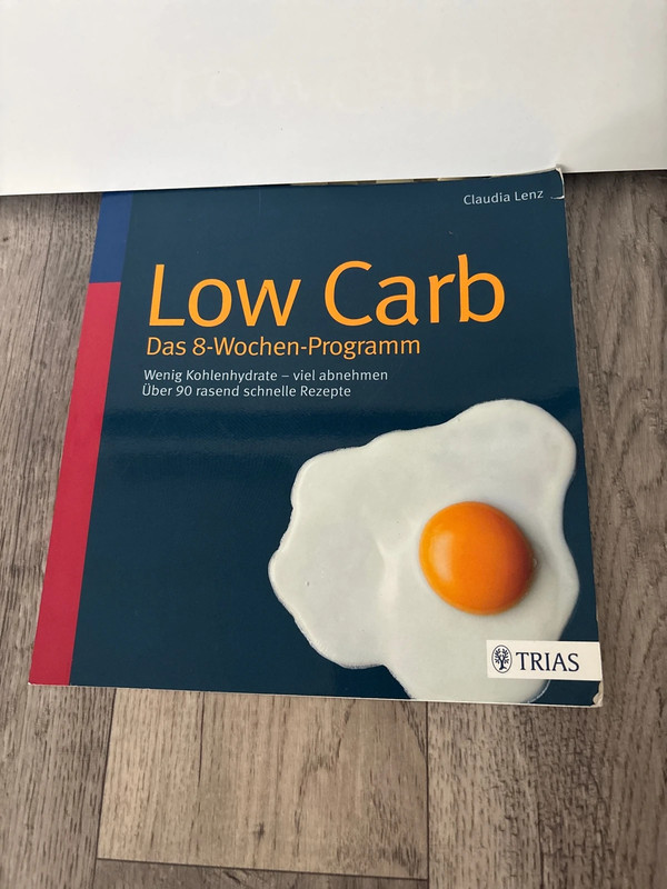 Buch - low carb - das 8-Wochen-Programm - über 90 Rezepte
