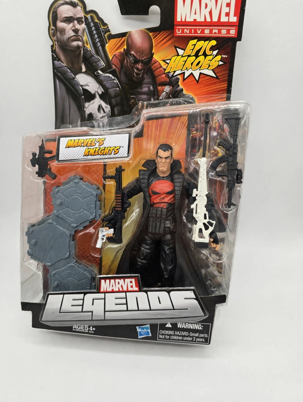 Marvel Legends Epic Heroes Marvel's Knights Punisher numeri di carte minori. 