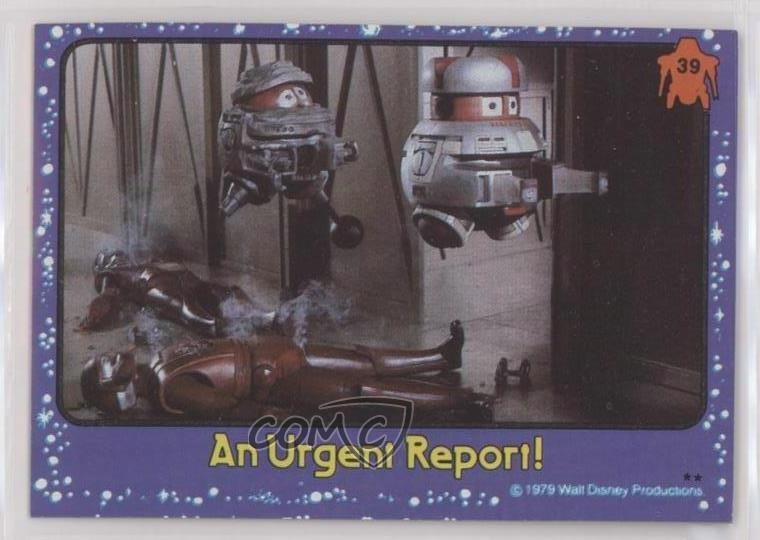 Topps Il buco nero 1979 un rapporto urgente! #39 0b7