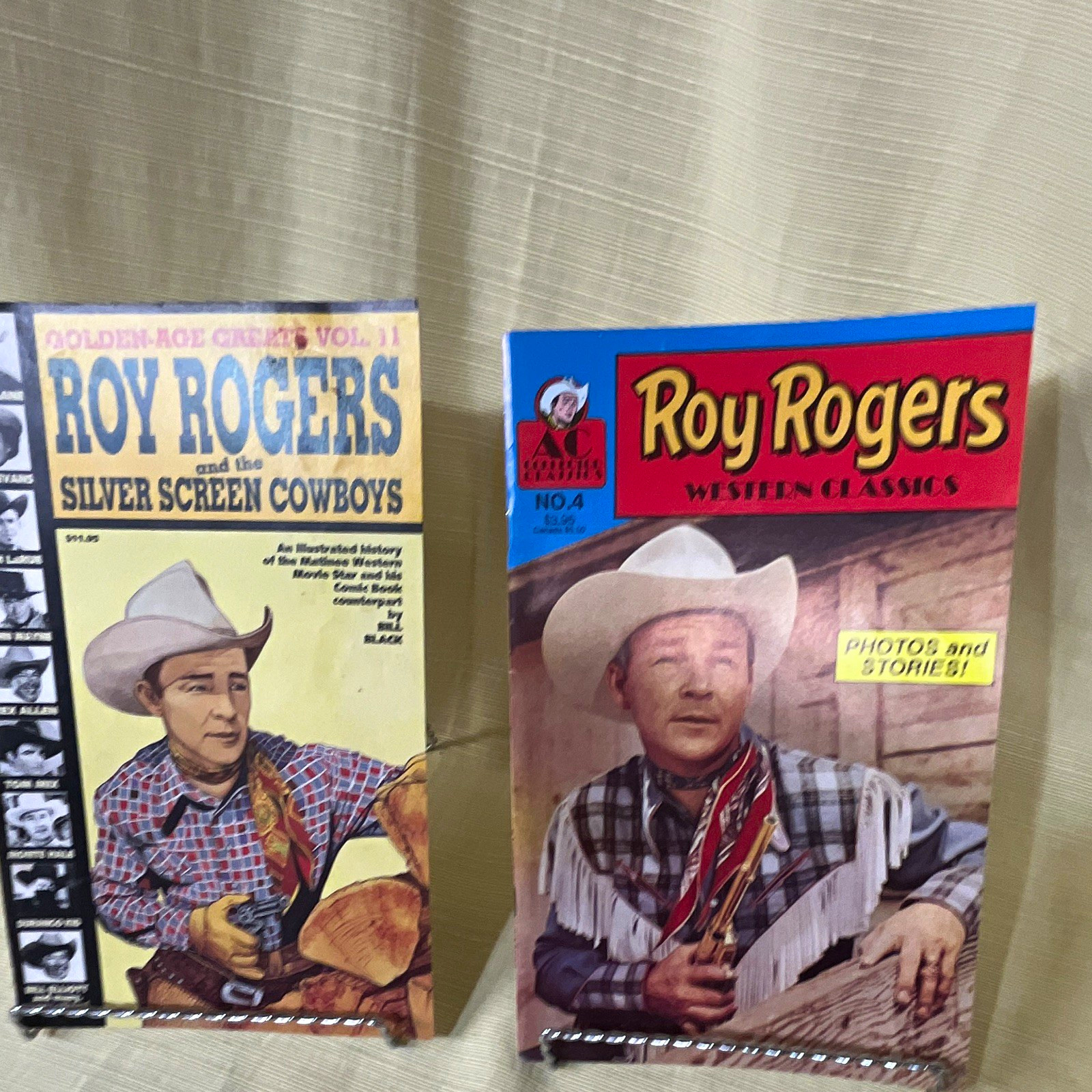 AC Comics Roy Rogers Western lotto di 2: Silver Screen Cowboys + numero #4