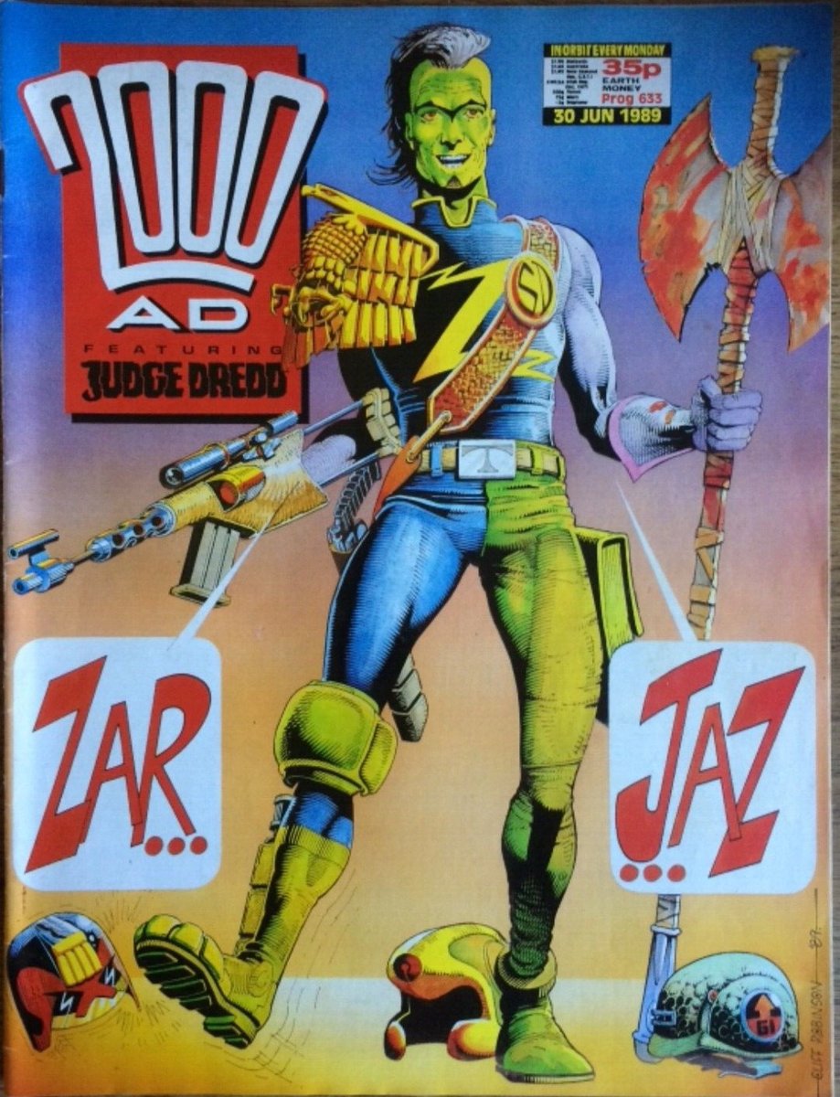 2000 AD Featuring Judge Dredd Magazine issue 633,30 June 1989.