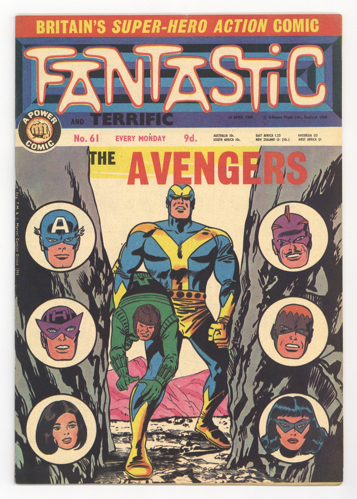 Fantastico #61 VF- 7.5 1968