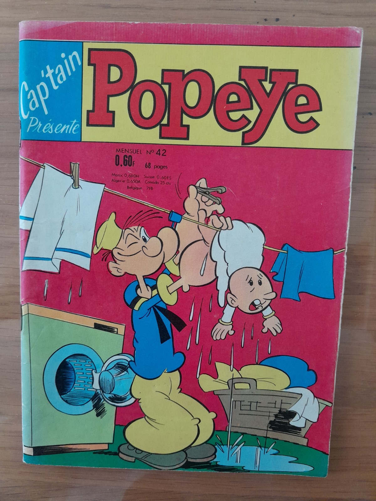 POPEYE    N°42     SFPI    1967     TBE