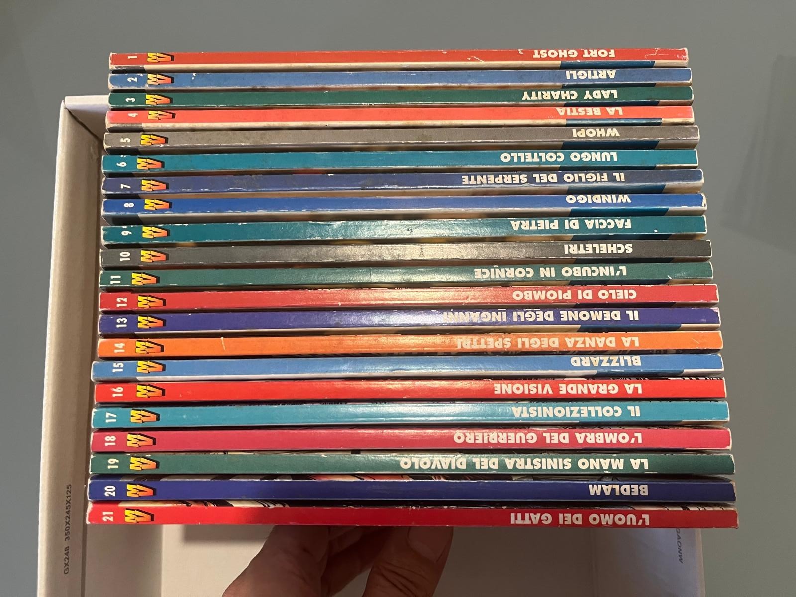 Lotto di 21 Fumetti   "MAGICO VENTO"                sequenza completa da 1  a 21