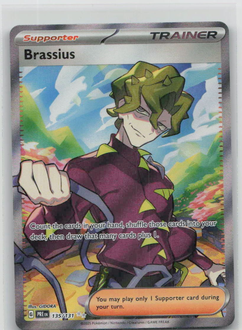 Brassius 135/131 Ultra Rara Evoluzioni Prismatiche Pokemon Holo Near Mint