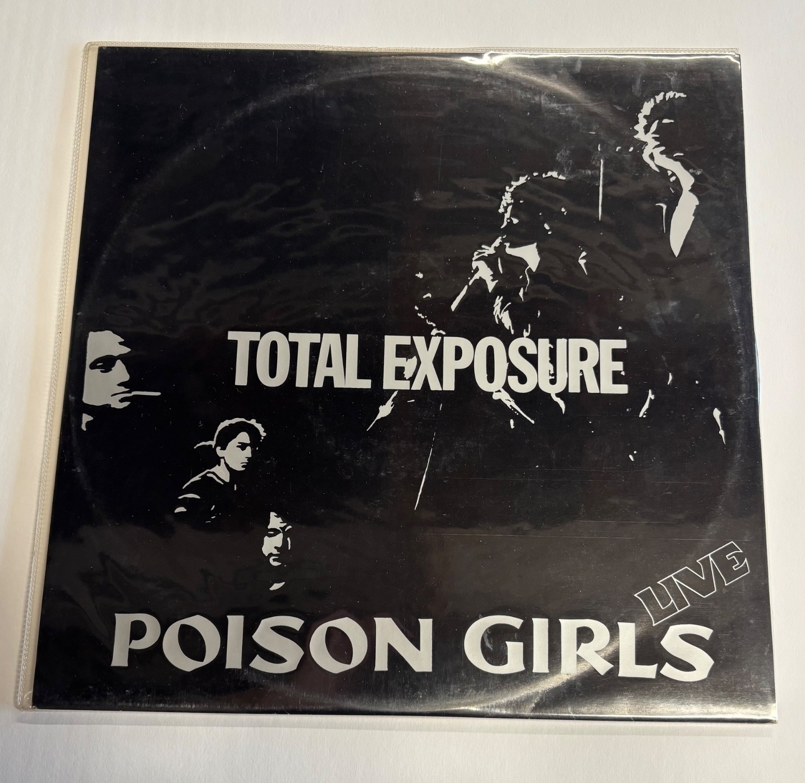 Poison Girls – Total Exposure (Live) 1981 'clear' vinyl LP