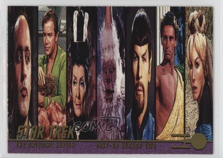 SkyBox Star Trek: The Original Series Stagione 2 Promo 1998 William Shatner a8x