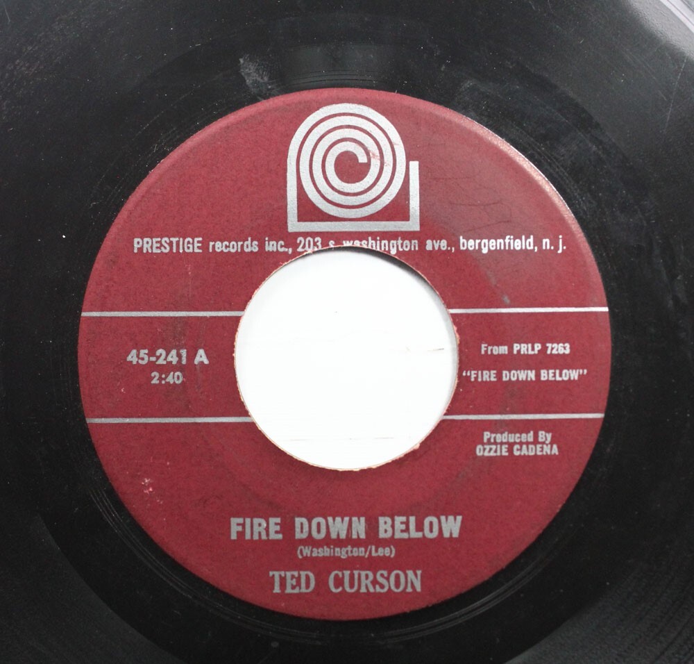 Hear! Jazz Latin 45 Ted Curson - Fire Down Below / The Very Giovane On Prestige