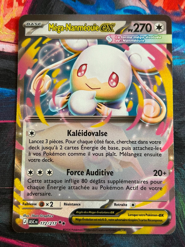 Méga-Nanmeouie EX 172/217 ME2.5 Pokémon FR