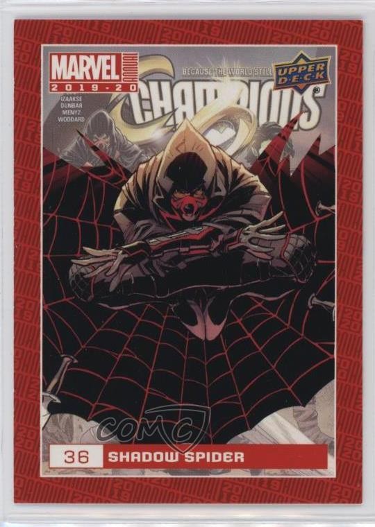 2019-20 Upper Deck Marvel Annual Shadow Spider #36 2k3