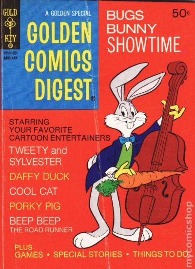 Golden Comics Digest #21 VG 1972 Gold Key Stock Image Low Grade