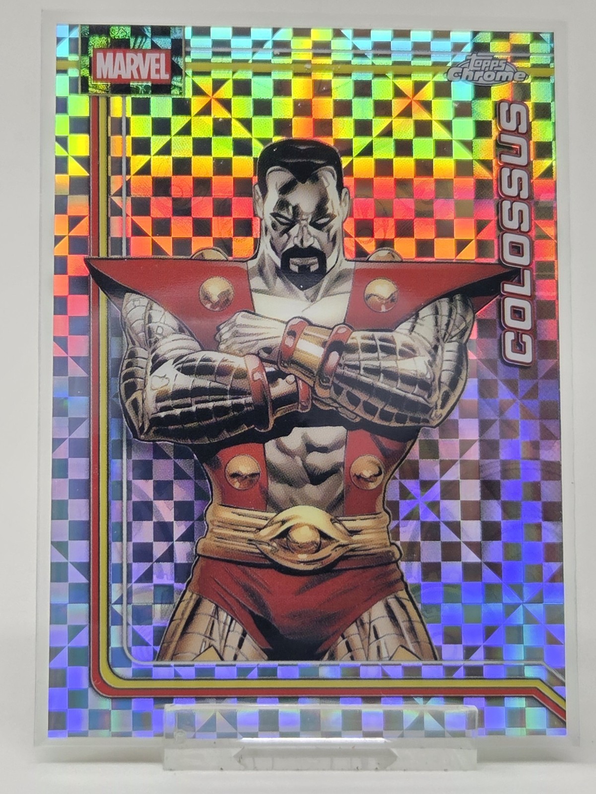 Mega Box rifrattore 2026 Topps Chrome Marvel Comics Colossus X-Fractor #023