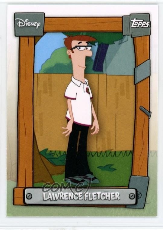 2026 Topps Disney Neon Phineas and Ferb Lawrence Fletcher #P&F-8 11ye