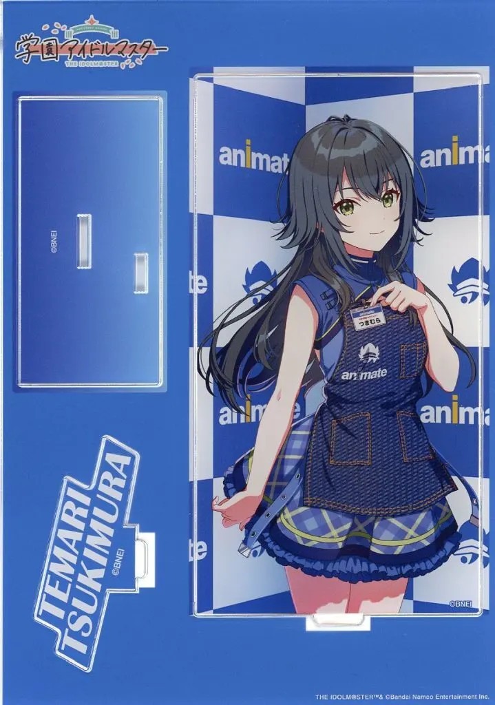 Supporto acrilico Gakuen Idolmaster Temari Tsukimura da collezione