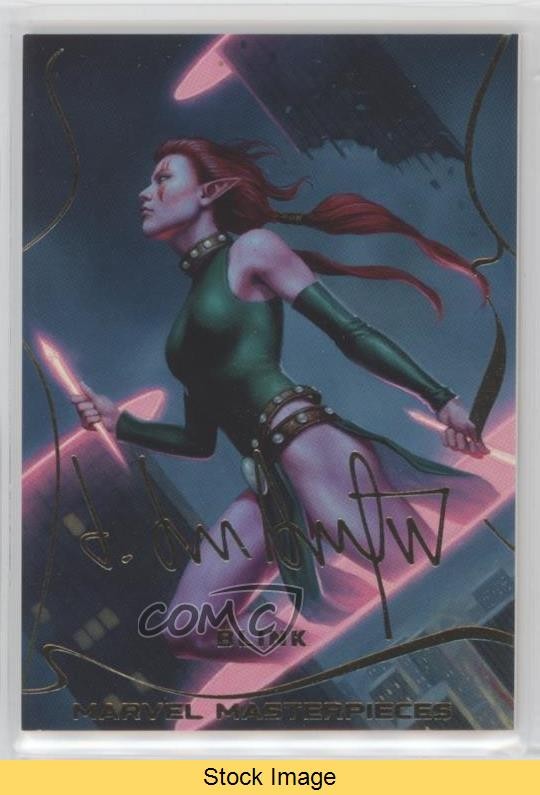 2022 Upper Deck Marvel Masterpieces Gold Foil Level 1 Blink #22 READ 0o04