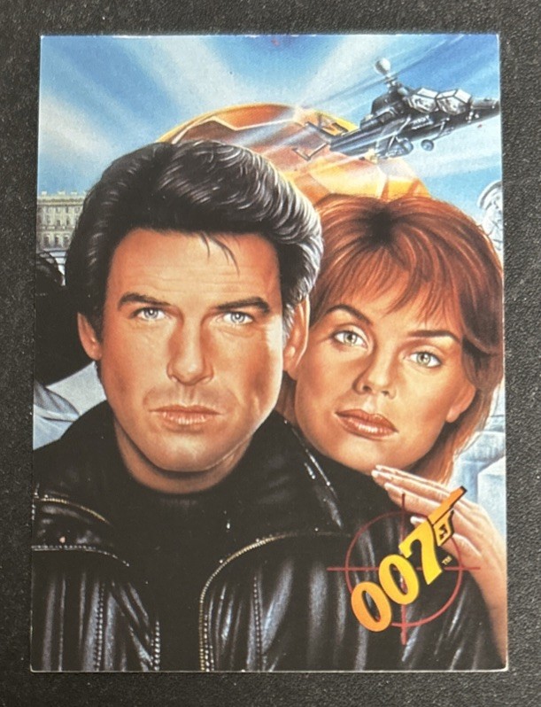 1995 Inkworks Graffiti James Bond 007 Goldeneye Card #001 Pierce Brosnan VG