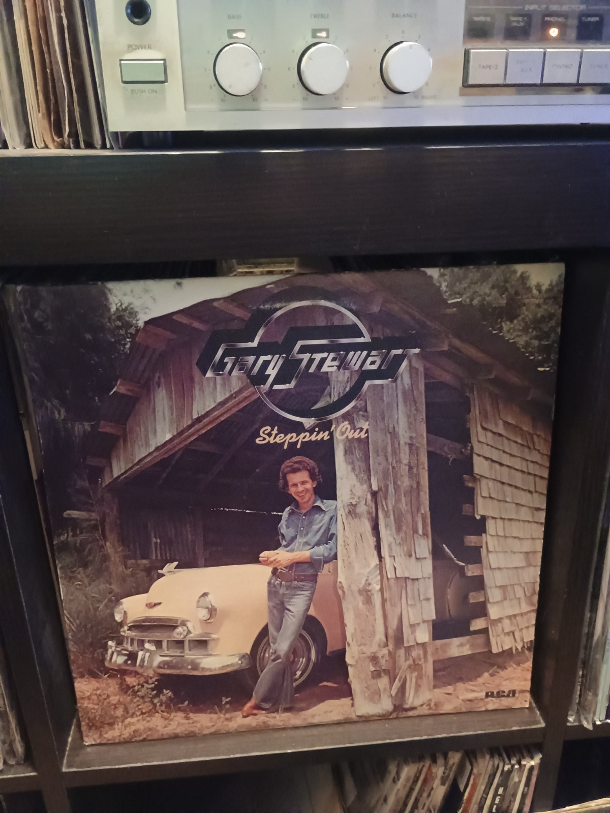 Gary Stewart - Steppin' Out VG+ Vinyl LP Rare APL1-1225 RCA Plays Great VG