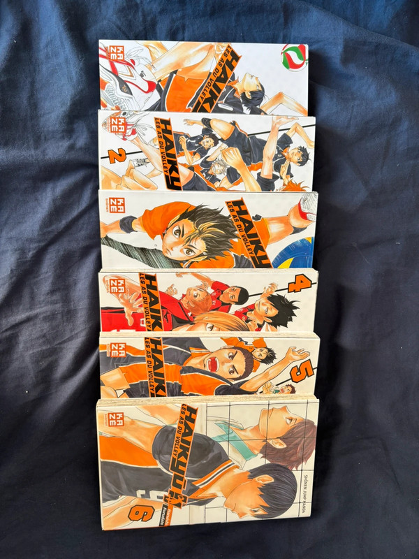 Manga haikyu tome 1-6