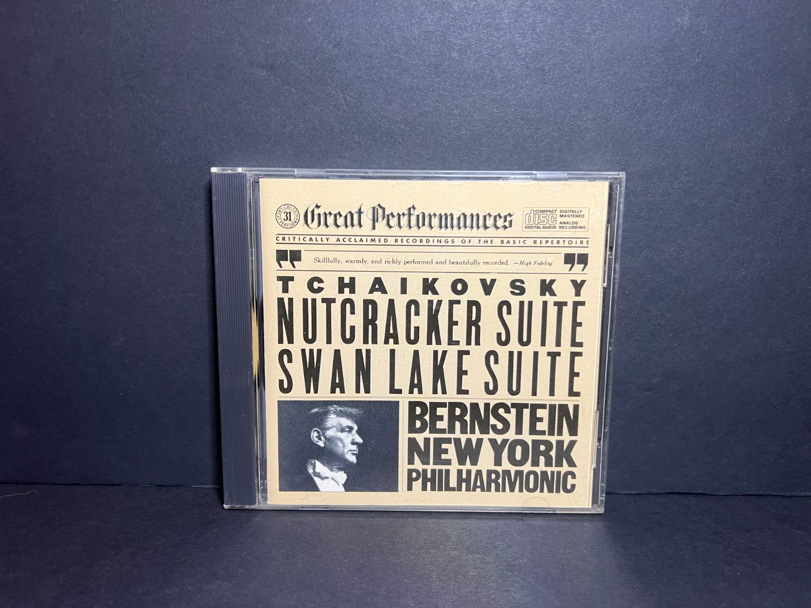Tchaikovsky Nutcracker & Swan Lake Suite 1985 Bernstein NY Philharmonic Album CD