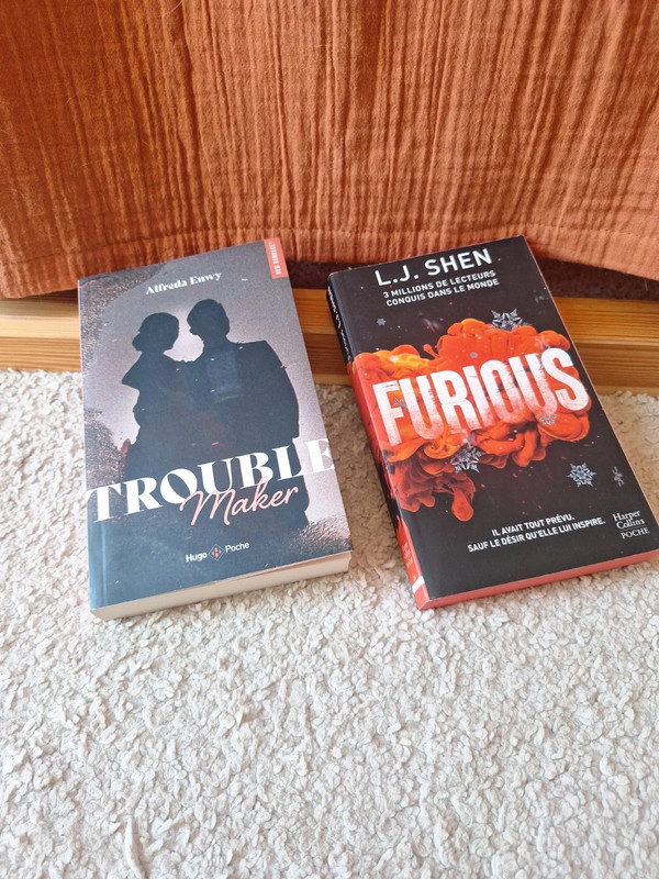 Lot livres romance - Troublemaker / Furious