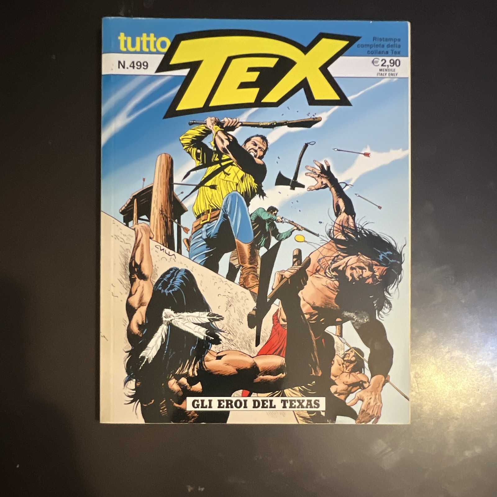 Sergio Bonelli Editore Tutto Tex n.499 Gli eroi del Texas ristampa 2002