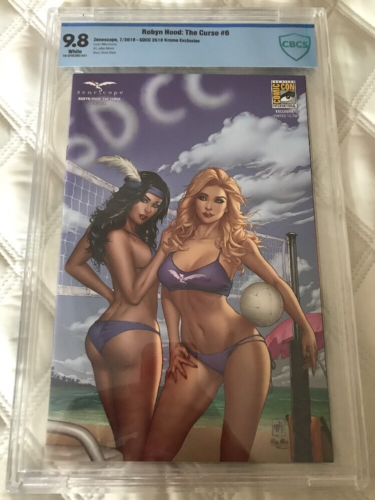 Robyn Hood: The Curse #6 SDCC Esclusiva Krome - MOLTO RARA - CBCS 9.8!