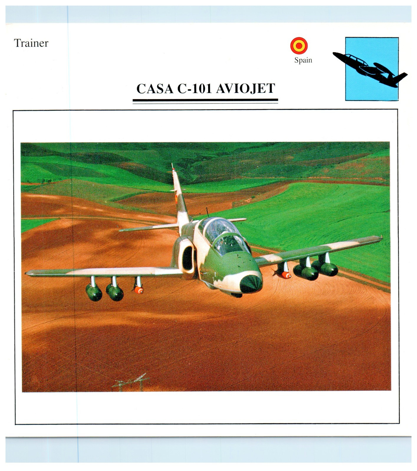 Casa C-101 AVIOJET Edito servicce Military Card Spain
