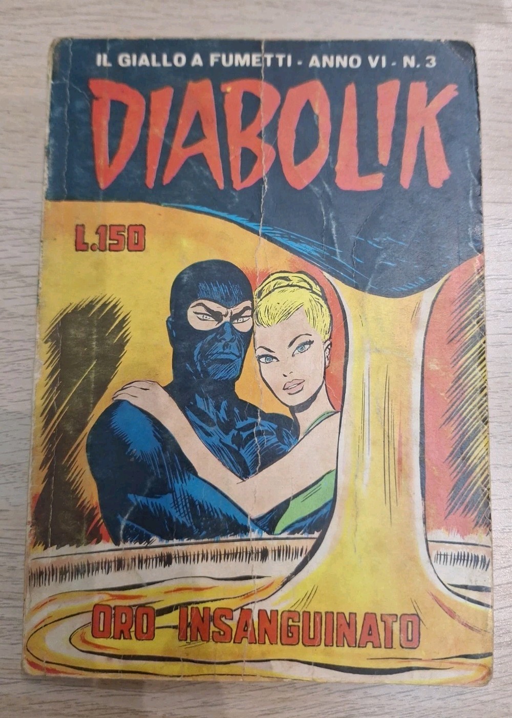 DIABOLIK ANNO VI-6°, N. 3 ORIGINALE 1967