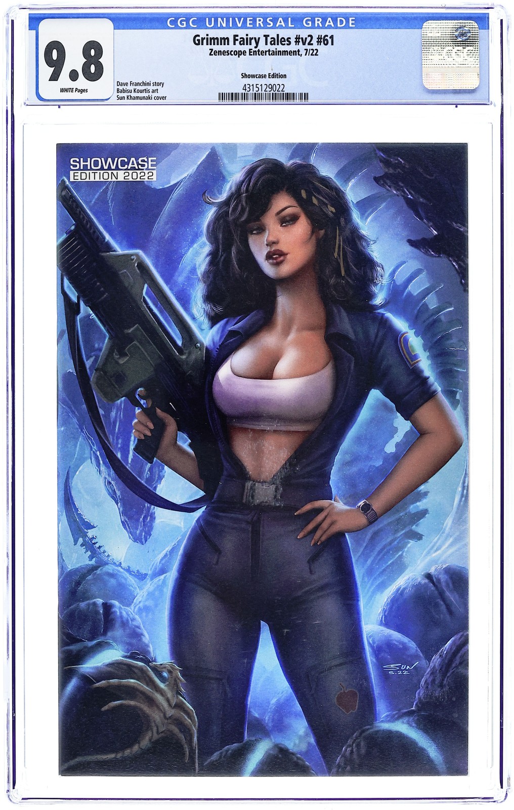 Grimm Fairy Tales #61VETRINA CGC 9.8 2022 Zenescope 4315129022