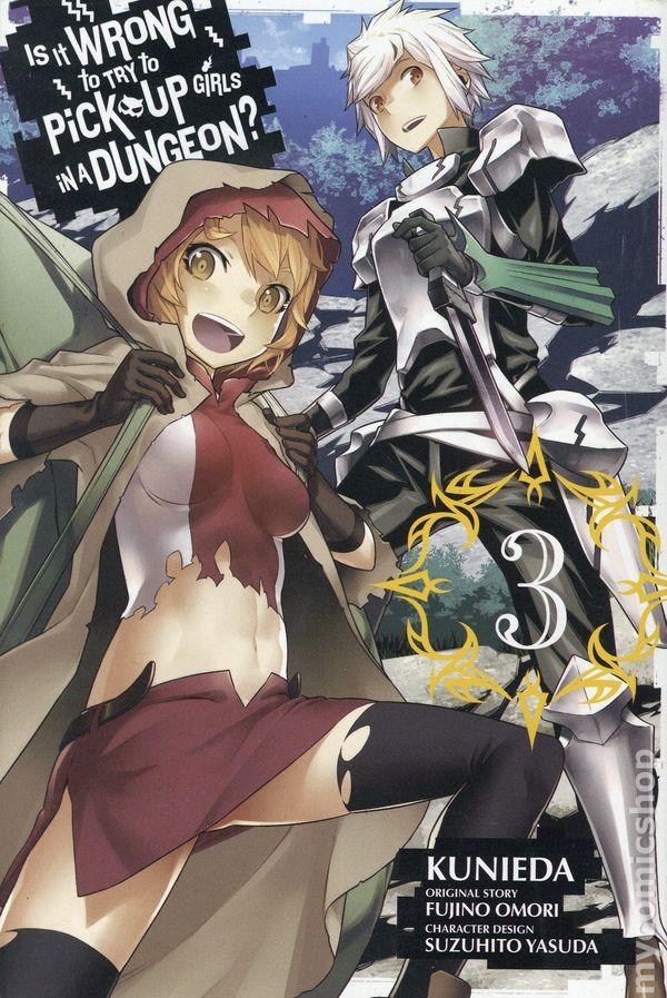 È sbagliato cercare di raccogliere ragazze in un dungeon? GN #3-REP FN 2015 Immagine Stock