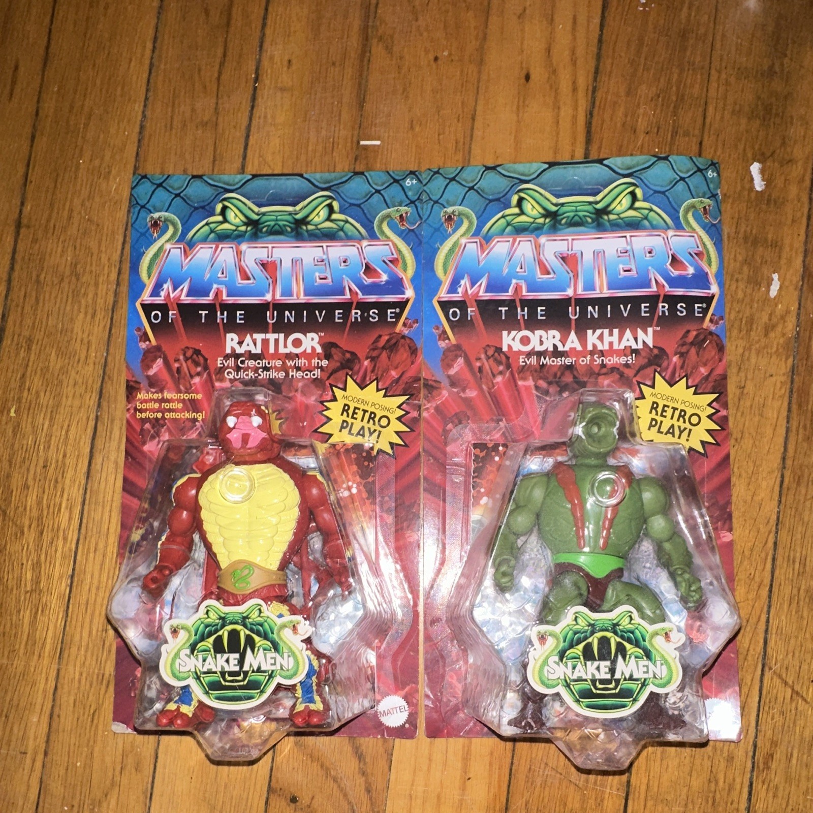 Masters of the Universe Rise of the Snake Men Rattlor & Kobra Khan NON PERFORATO