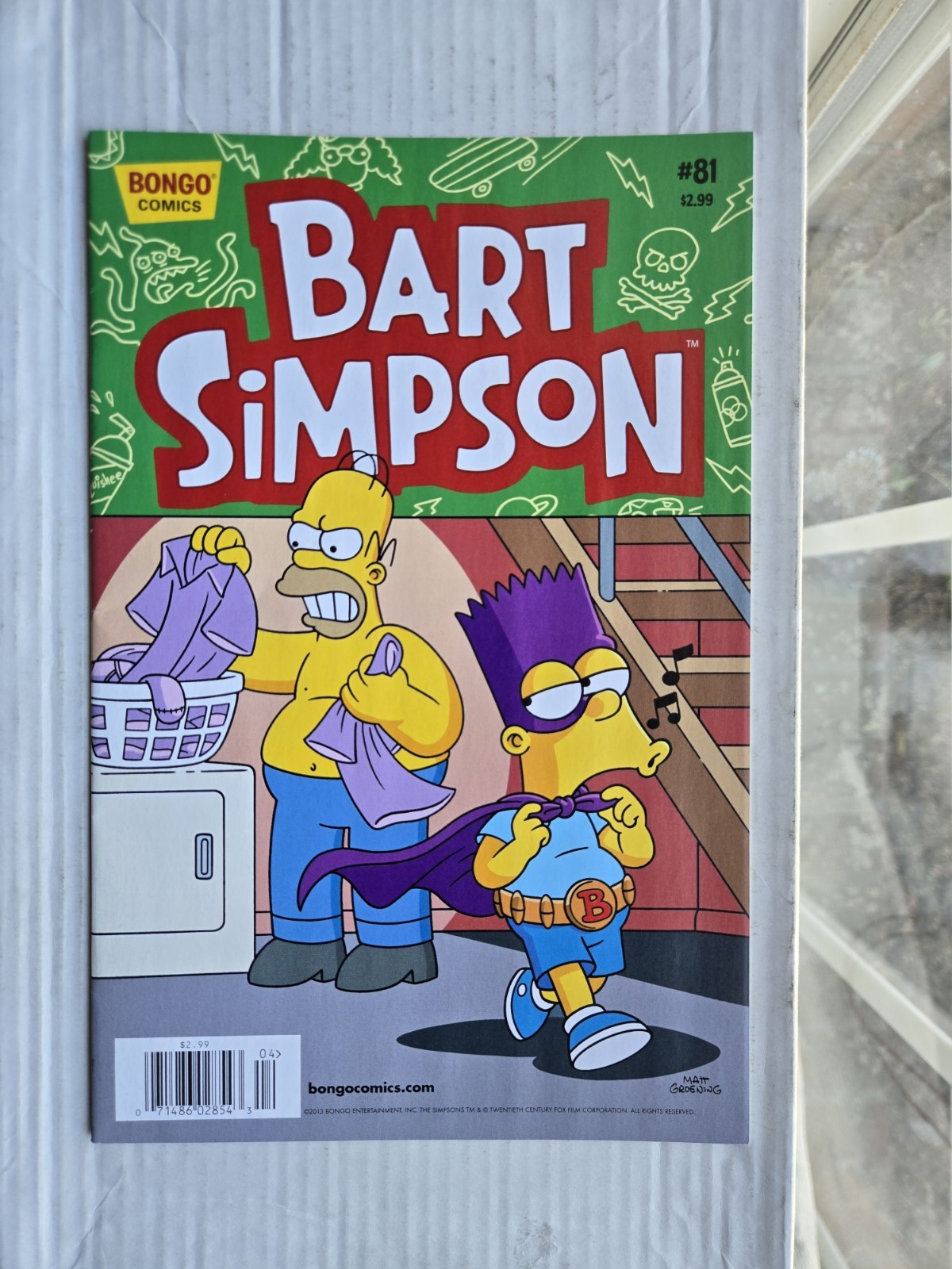 Bart Simpson #81 Edicola 1:100 Rara 53 Copie Bongo Comics 2013 Homer Bartman