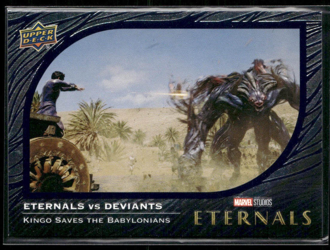 2023 Marvel Eternals Eternals vs Deviants Gold /99 - Kingo Saves the Babylonians