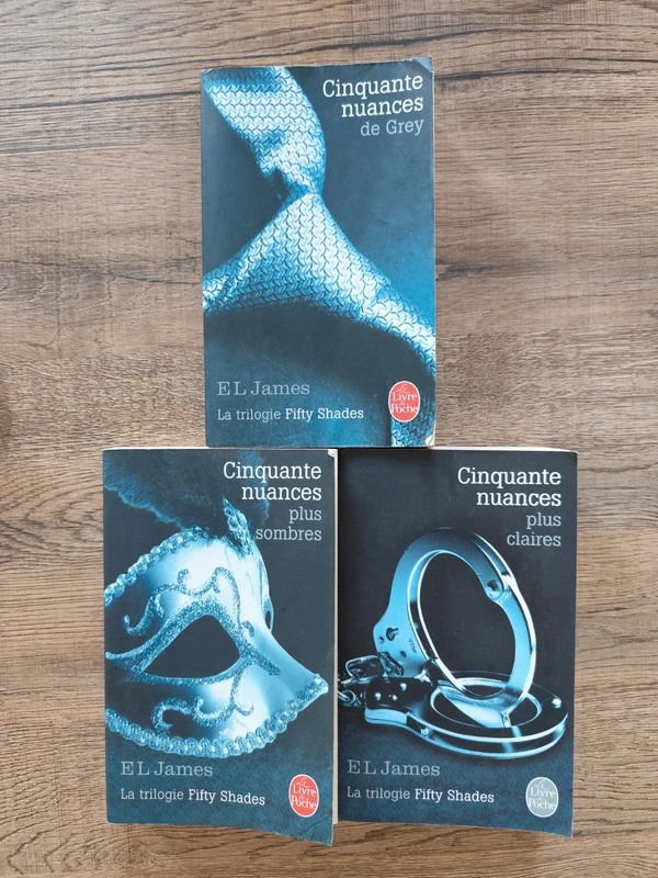 Trilogie 50 nuances de gris format poche