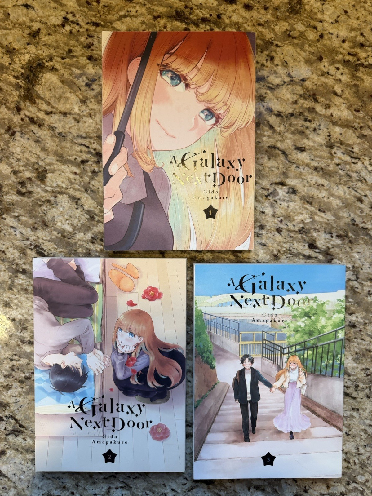 A Galaxy Next Door serie manga volume 1-3 set completo libro inglese fumetti