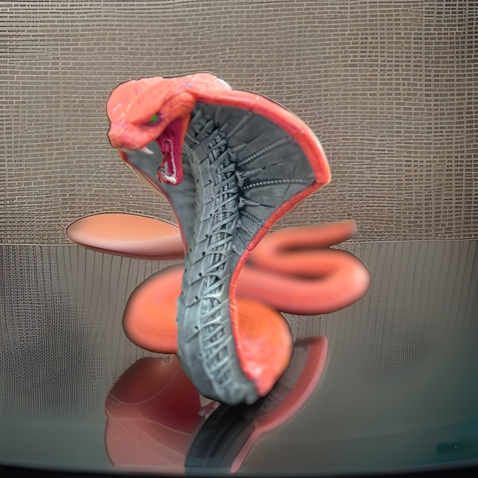 McFarlane Toys RAW 10 serpente da battaglia Cobra serpente a sonagli gomma sciolta 2020