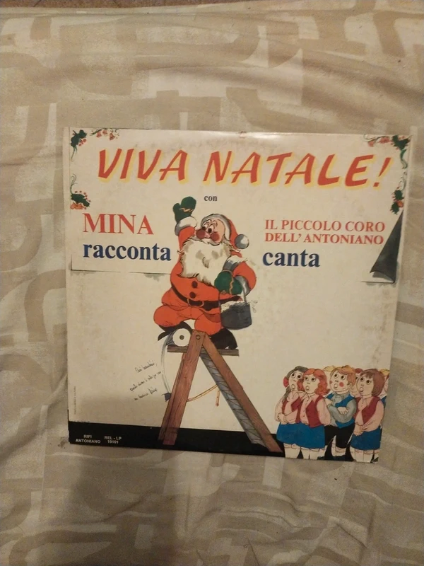 Lp 33 Giri viva natale mina racconta