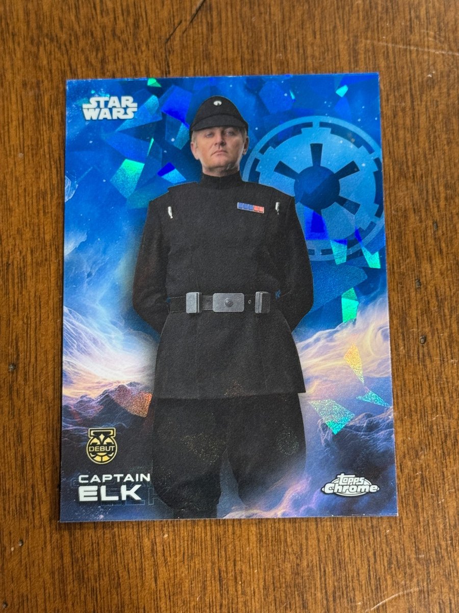 2025 Topps Chrome Star Wars Zaffiro Capitano Alce #16