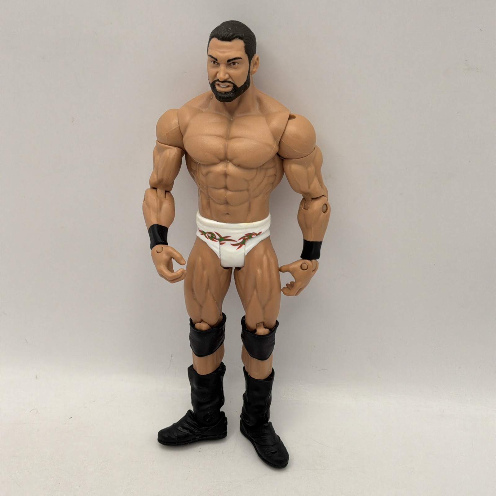 2011 Mattel WWE Basic Series 14 Mason Ryan 7” Wrestling Figure White Shorts